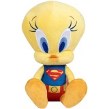 Jucarie din plus Tweety Superman, Looney Tunes, 26 cm, Play By Play