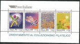 Italia, promovarea filateliei, bloc, 1999, MNH, Nestampilat