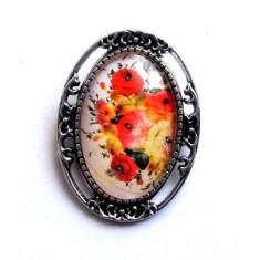 Brosa cadou, brosa cu model floral 32240