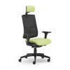 SCAUN ERGONOMIC PURE BLACK MESH PDH - Standard - Standard - Brate reglabile 4D