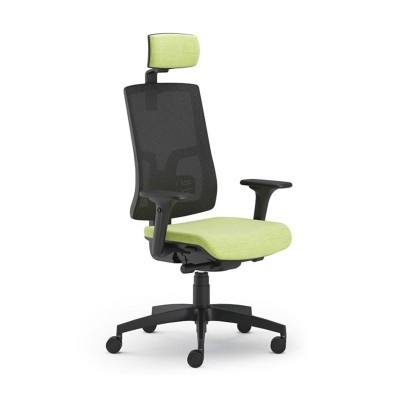 SCAUN ERGONOMIC PURE BLACK MESH PDH - Standard - Mecanism translatie sezut - Brate reglabile 4D foto