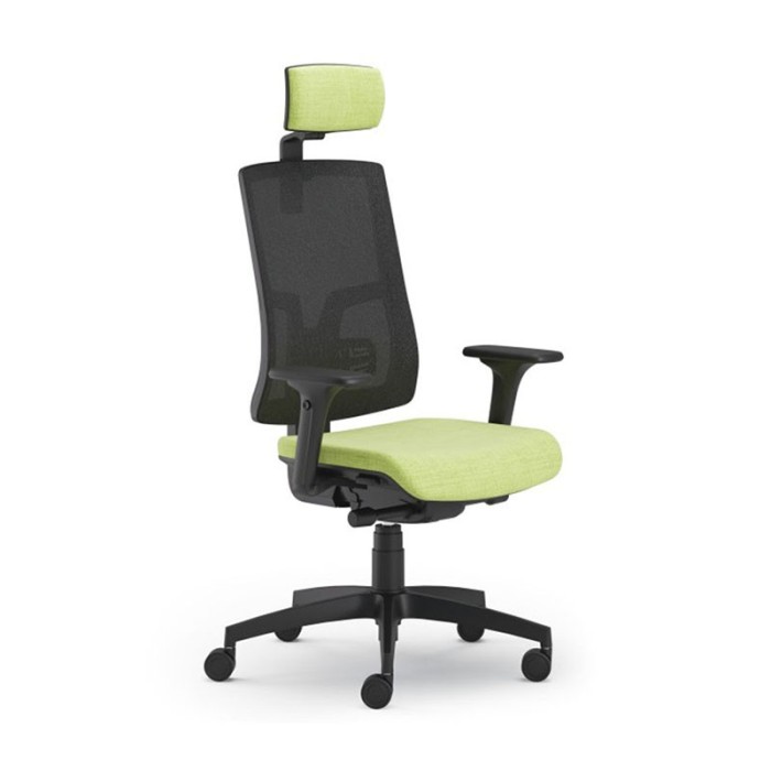 SCAUN ERGONOMIC PURE BLACK MESH PDH - Standard - Mecanism translatie sezut - Brate reglabile 4D