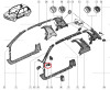 Agrafa fixare panouri stalpi Renault Clio 1, Laguna, Clips Original 7703081079 Kft Auto, Automobile Dacia Mioveni