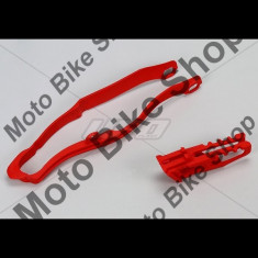 MBS Kit patina + ghidaj lant Honda CRF450 2013, rosu, Cod Produs: HO04665070 foto