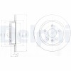 DELPHI BG4188 Disc frana