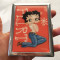 Tabachera port tigaret Betty Boop Flirt, vintage, KFS/FS TM Hearts/FS, 11x8 cm