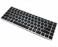 Tastatura Laptop HP ProBook 430 G5 Hp Neagra Cu Rama Gri Layout UK-US Fara Iluminare foto