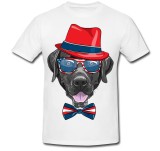 Cumpara ieftin Tricou &quot; Labrador retriever hipster &quot;