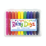 Creioane cu gel pentru geam si sticla, Rainy Dayz, set 12 culori lavabile