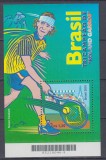 BRAZILIA 2001 GUSTAVO KUERTEN TRIPLU CAMPION ROLAND GARROS COLITA DANTELATA MNH