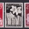 BELGIA 1955 FLORA ARHITECTURA SERIE MNH