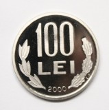 100 LEI 2000 DIN SET DE MONETARIE 2000 . PROOF .