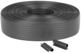 Bandă Strend Pro EUROSTANDARD, 47,5 mm, L-35 m, umbrire, antracit, acoperire, pentru panouri de gard, cu 20 de cleme, 1000g/m2,