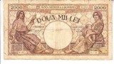 B12 - Bancnota Romania - 2000 lei emisiune mai 1944