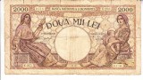 M1 - Bancnota Romania - 2000 lei emisiune mai 1944