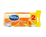 Hartie igienica parfumata, Perfex Dulex, 3 straturi alba, 10 role/set, miros piersica sau musetel, Gimihome