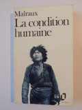 LA CONDITION HUMAINE par MALRAUX 1946