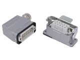 Conector: HDC tată + mamă C146 PIN: 10 10+PE dimensiune A10: cod: C146-10E0109214,