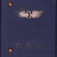 HST A2133 Carnet de identitate CFR 1937