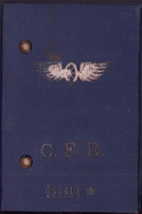 HST A2133 Carnet de identitate CFR 1937