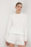 Peak Performance bluza femei, culoarea alb, neted