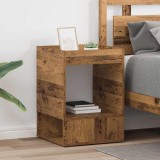 vidaXL Masă laterală 2 pcs Lemn vechi 40 x 40 x 56 cm Lemn compozit 890957