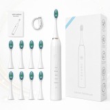 Cumpara ieftin Periuta de Dinti Electrica SofiaCONCEPT&reg;, 8 Capete Incluse, IPX7, 1200Mah, 43000 Miscari/Min, White