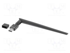 Card rețea WiFi USB 2.0 LANBERG negru 300Mbps