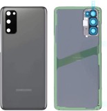 Carcasa Spate Telefon, Zamo&reg;, Compatibila cu Samsung, Galaxy S20, cu Soclu Camera, Culoare Gri