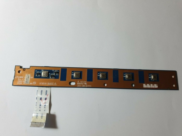 Toshiba Satellite L500-1PV Power Button Board With Cable LS-4971P