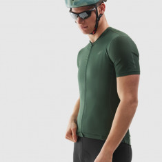 Tricou de ciclism cu fermoar pentru bărbați - verde
