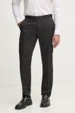 Joop! pantaloni bărbați, culoarea negru, drept, 30045068