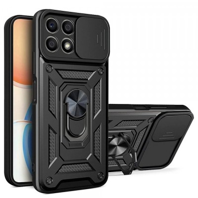 Husa pentru Honor X8a, Techsuit, CamShield, Neagra foto