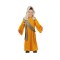 Costum carnaval Pastor pentru copii cu halat, esarfa si batic, 3 - 4 ani (92 - 104 cm)