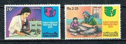 Pakistan 1975 - Anul international al femeii, serie neuzata