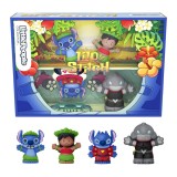 FISHER PRICE LITTLE PEOPLE COLLECTOR DISNEY LILO SI STITCH SET 4 FIGURINE