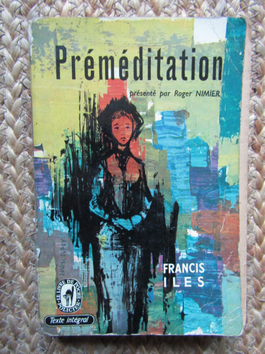 PREMEDITATION par FRANCIS ILES , 1953