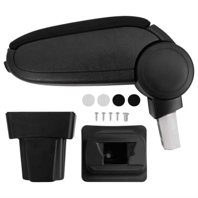 Cotiera auto, negru, 11,5x32x(30-50) cm ABS foto