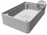 Carcasă universală ABS gri IP54 56x85x25mm