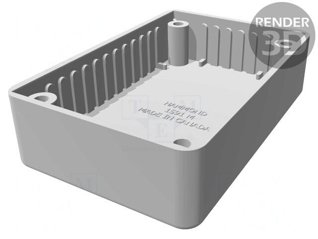 Carcasă universală ABS gri IP54 56x85x25mm