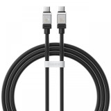 Baseus Cablu Type-C la Type-C CoolPlay Series Fast Charging, 100W, 1m, Negru
