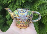 CEAINIC DECORATIV VINTAGE DIN METAL, TIP CLOISONNE