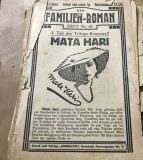 DER FAMILIEN ROMAN , Mata Hari, edt Eminescu, Cernauti Pret 3 lei, Nr 48