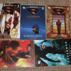 Superman revine vol 1-4 si dc comics dupa filmul consacrat benzi desenate romana