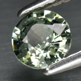 SAFIR NATURAL VERDE 5 mm inlocuitor DIAMANT-0,52 ct. Certificat de Autenticitate