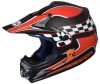 Casca Moto Cross ATV Copii WM TN8696, 47-48 cm, Rosu/Negru