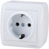 Evotools 678529 - Priza simpla 230 V pe tencuiala impamantare