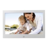 Rama foto digitala 10 inch din aluminiu, slim, IPS