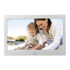 Rama foto digitala 10 inch din aluminiu, slim, IPS