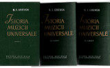 Istoria muzicii universale - R. I. Gruber - vol. I si Vol II partea 1 si 2, 1963